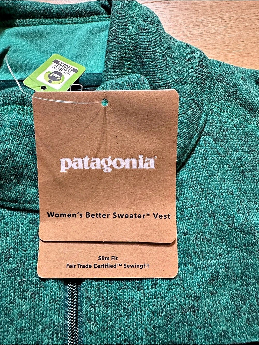 Patagonia W's Better Sweater Vest Fleece Green XL - Picture 5 of 6
